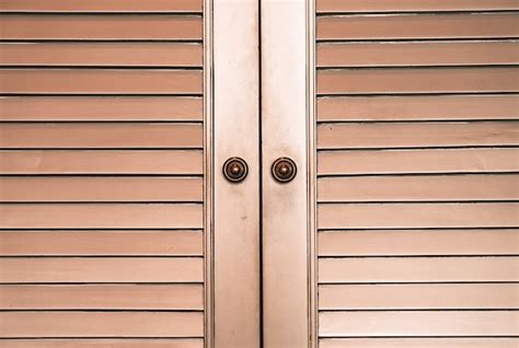 Wood closet or wardrobe surface and texture | Premium Photo