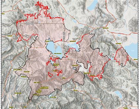 Dixie Fire Current Map