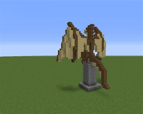 Dragon Statue 1 - GrabCraft - Your number one source for MineCraft buildings, blueprints, tips ...