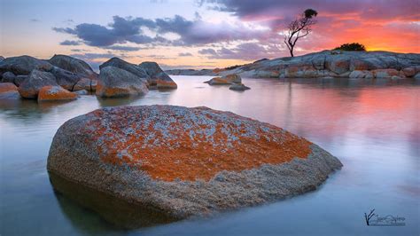 Bay of Fires sunrise - Tasmania 360