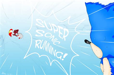 Super Sonic Running by MikuMiruMikuru on DeviantArt