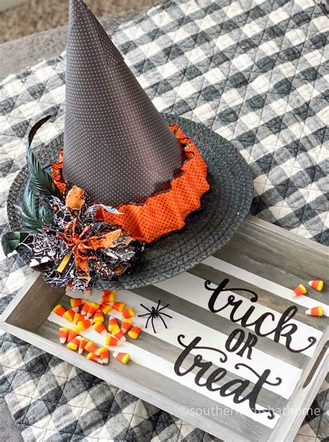 Halloween Witch Hat DIY Tutorial - Southern Crush at Home