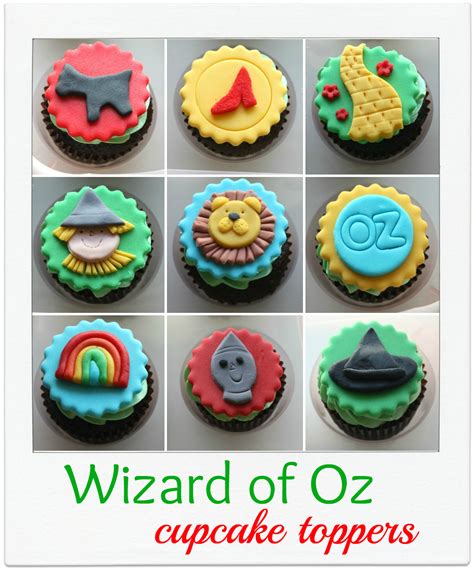 Wizard of Oz cupcake toppers