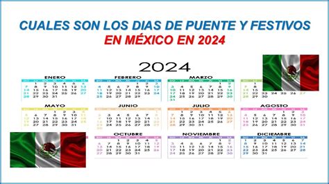 Días de Puente y Festivos en México 2024 - YouTube