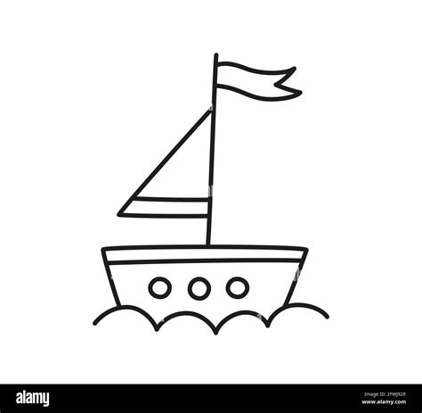 Boats Drawing For Kids