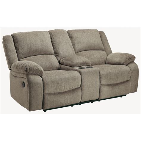 StyleLine Draycoll 7650594 Double Reclining Loveseat w/ Console | EFO Furniture Outlet ...