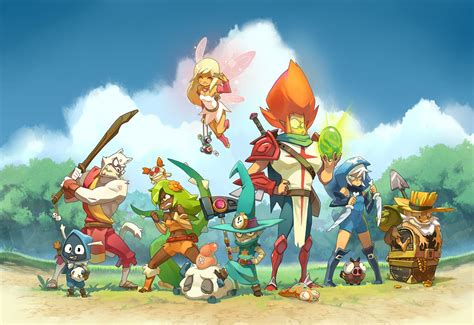 dofus illustration with the help of the great xa | Concept art characters, Cartoon character ...