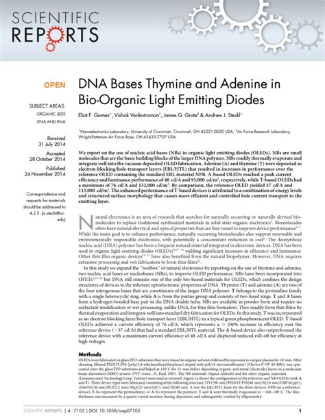 Organic Light Emitting Diodes