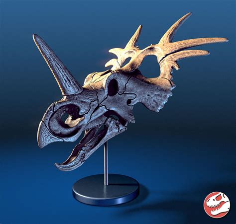 Styracosaurus skull for Dinosaur Replicas - Works in Progress - Blender ...