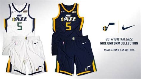 Utah Jazz unveils new uniforms for 2017-18 season