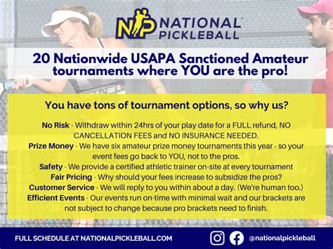 National Pickleball | USAPA Sanctioned Amateur Tournaments