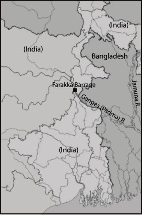 Location of Farakka Barrage. | Download Scientific Diagram