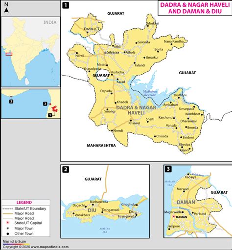 Dadra and Nagar Haveli Map