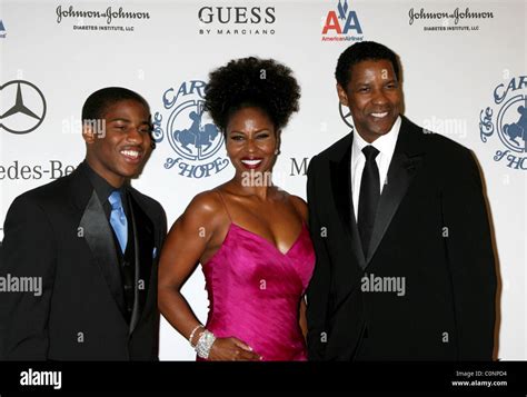 Malcolm Washington, Paulette Washington, and Denzel Washington 30th ...