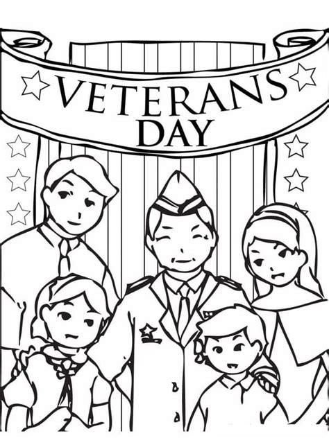 Veterans Day Printable coloring page - Download, Print or Color Online ...