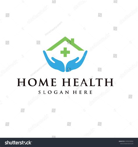 Home Health Care Logo Design Vector Stock Vector (Royalty Free) 1878539092 | Shutterstock