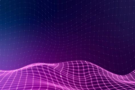 Purple 3D abstract wave pattern | Premium Vector - rawpixel