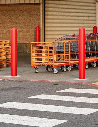 Bollard Installation for Warehouse | Project by Let's Pave