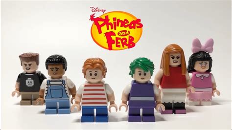 LEGO Phineas and Ferb Custom Minifigures! - YouTube