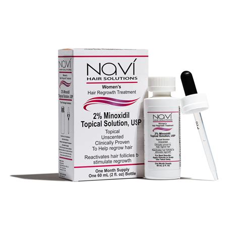 Navi Hair Solutions Women's 2% Minoxidil Topical Solution USP