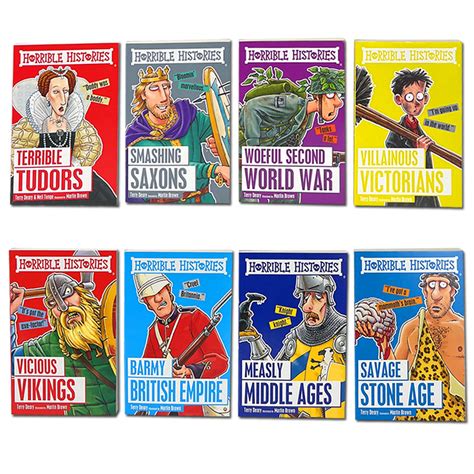 Horrible Histories Series 1 Collection 8 Books Set By Terry Deary – Lowplex