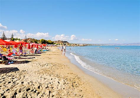 Agia Marina west of Chania in Crete.