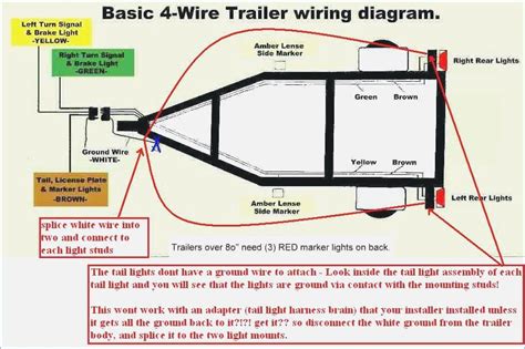 Boat Trailer Wiring Harness Kit With Lights