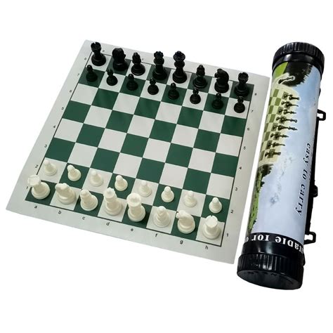 Chess Mat Set Chess Mat with Pieces Chess Board Foldable High Quality Outdoor Parent Child ...