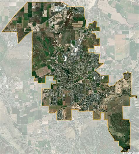 Map of Salem city, Utah