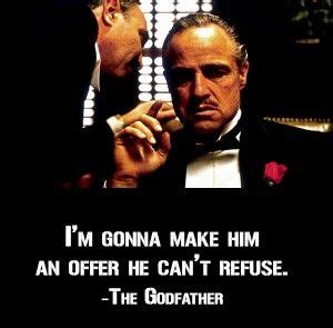 Quote by Marlon Brando in The Godfather | Godfather quotes, Famous ...