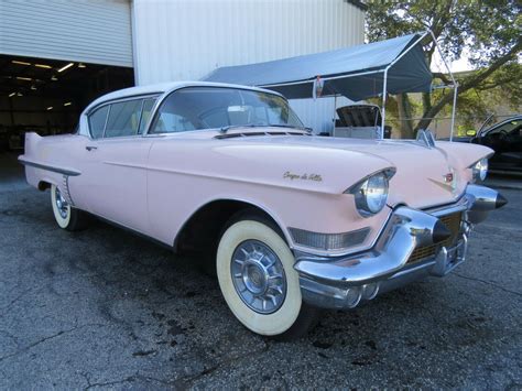 1957 Pink Cadillac Coupe DeVille Series 62. - Classic Cadillac DeVille ...