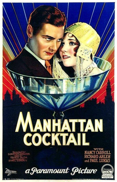 Manhattan Cocktail (1928) | Film posters vintage, Movie posters, Old movie posters