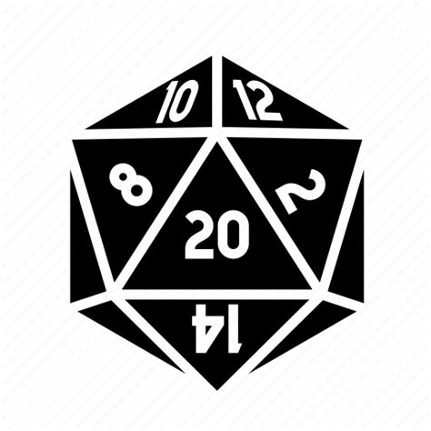 D20, dice, roleplay, tabletop icon - Download on Iconfinder