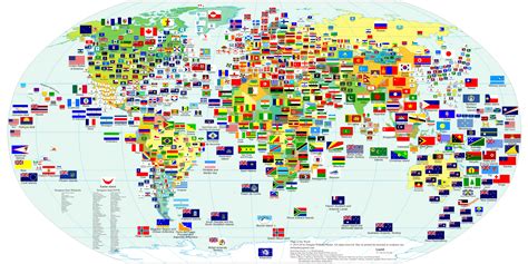 Flags of the World with Country Names (Countries and some ...