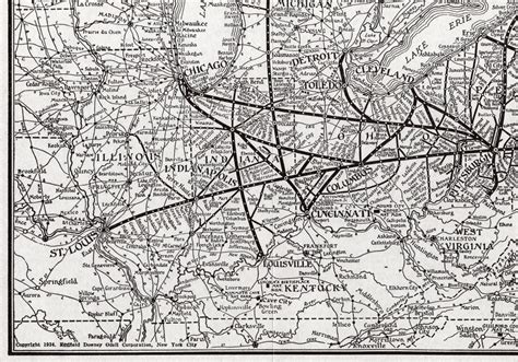 1938 Antique BOSTON and MAINE Railroad Map Vintage B & M | Etsy