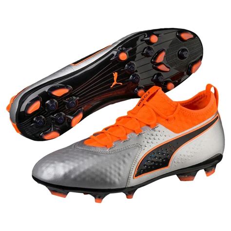 Puma One 2 Leather AG Football Boots Grey, Goalinn