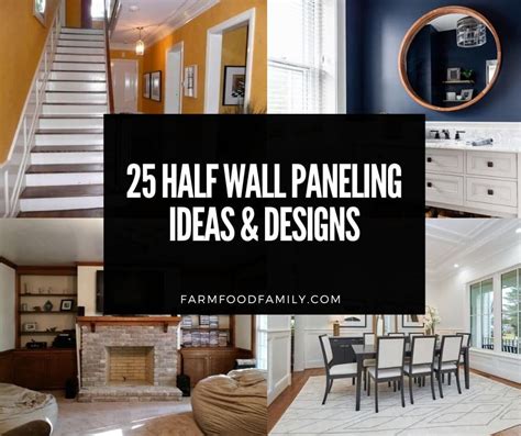 25 Ways to Use Half Wall Paneling in Your Home (Ideas & Designs)