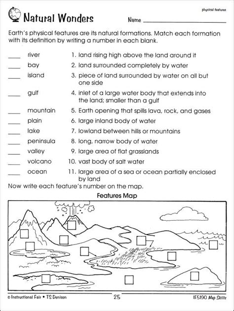 3rd Grade Year 3 Geography Worksheets – Kidsworksheetfun