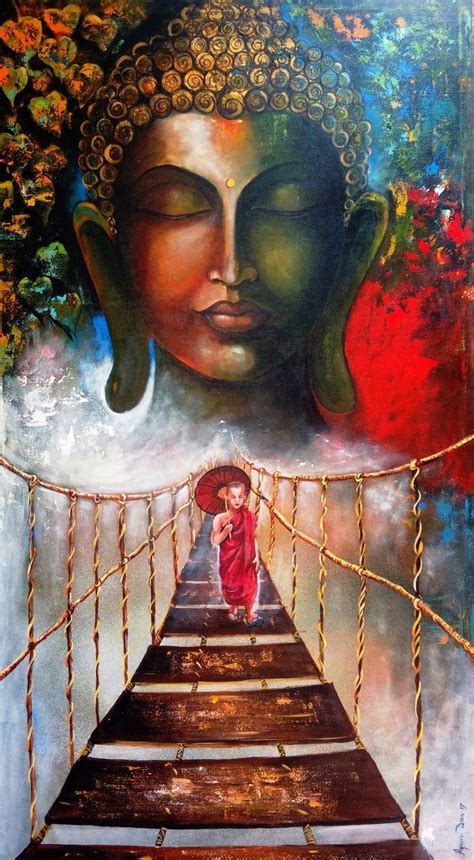 Baby Buddha Painting at PaintingValley.com | Explore collection of Baby ...