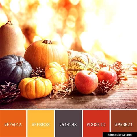 November | Fall | Thanksgiving | Warm Colors | Color Palette ...