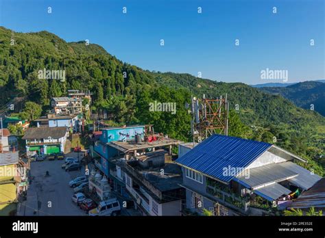 Kaluk, Sikkim, India - 18th October 2016 : Tranquil view of Kaluk, a ...