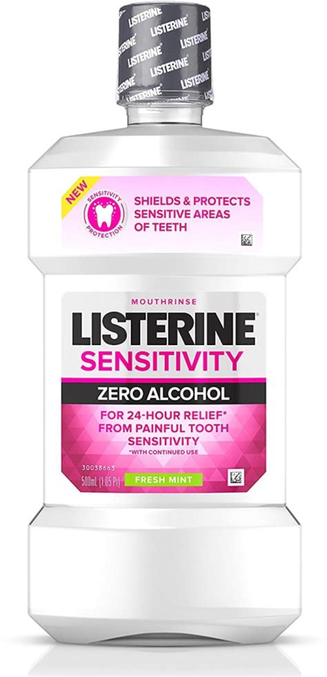 (3 Pack) - Listerine 24-HR Tooth Sensitivity Relief & Protection Alcohol-Free Formula ...