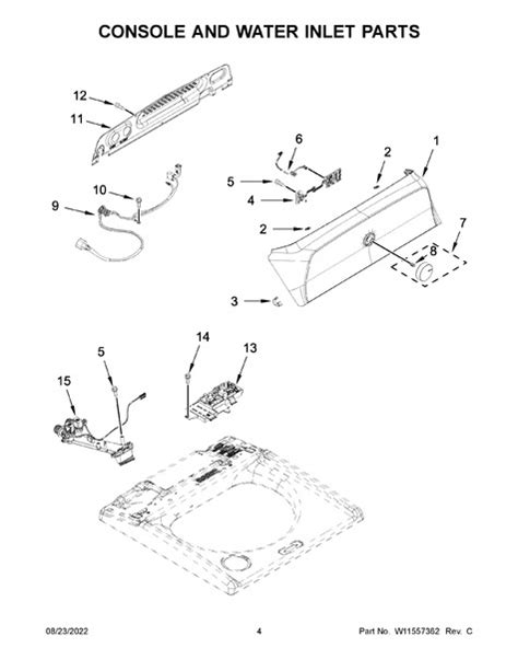 Whirlpool WTW5057LW0 Parts List | Trible's