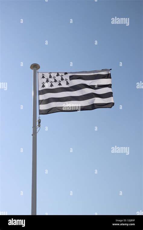 The flag of Brittany Stock Photo - Alamy