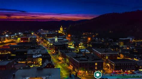 Scenic Vermont Photography - Sunset in Montpelier Vermont