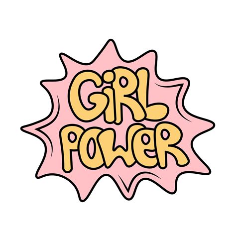 Girl power graffiti style vector illustration 12724922 Vector Art at ...