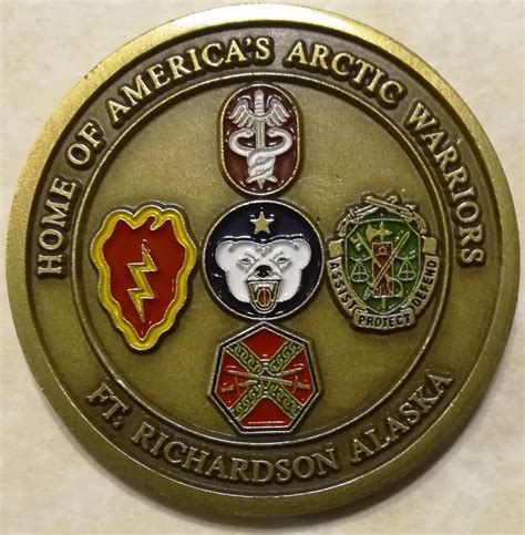 Fort Richardson Alaska Army Challenge Coin – Rolyat Military Collectibles