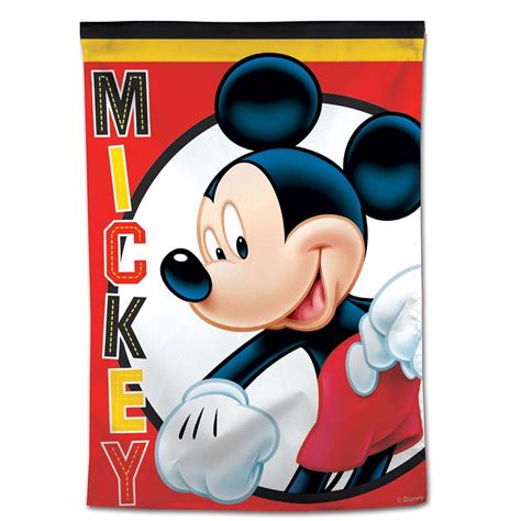 Official Walt Disney Mickey Mouse Banner Flag - Walmart.com - Walmart.com