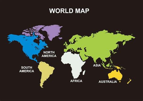 A World Map With Countries Labeled In Different Color - vrogue.co