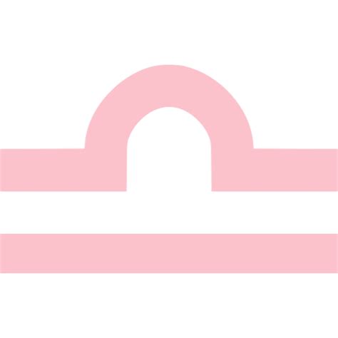 Pink libra 2 icon - Free pink zodiac signs icons